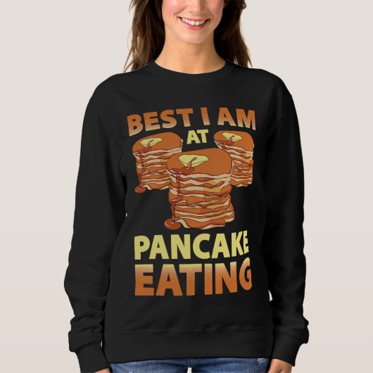 Beste ben ik in het eten van pannenkoeken Pannenko Trui (Voorkant)
