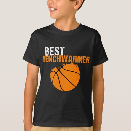 Beste Benchwarmer Substituut Speler Basketbal T-shirt (Voorkant)