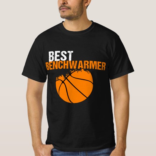 Beste Benchwarmer Substituut Speler Basketbal T-shirt (Voorkant)