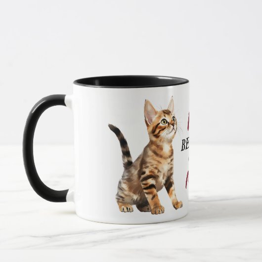 Beste Bengaal Kat Moeder Mok (Links)