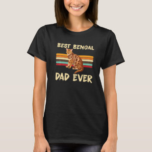 Beste bengaals vader ooit bengaals kat t-shirt