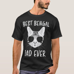 Beste Bengaalse Vader Ooit Grappige Bengaalse Kat T-shirt