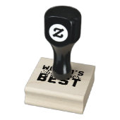 Beste beoordelaar ter wereld rubberstempel (Stempel)