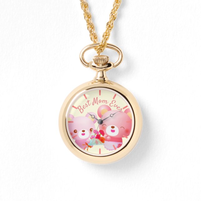 Beste Beren van mama ooit Horloge (Voorkant)