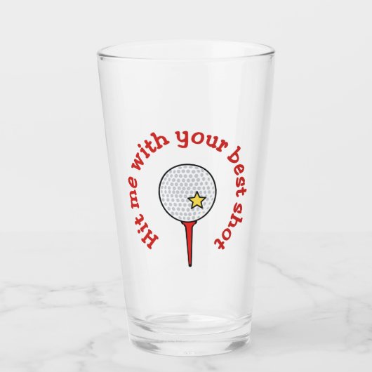 Beste bericht glas (Voorkant)