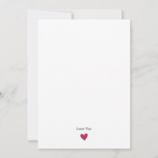 Beste bericht voor Vaderdag Bedankkaart (Achterkant)