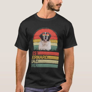 Beste Bernard Papa Ever Vaders Dag Puppy Dog Papa T-shirt