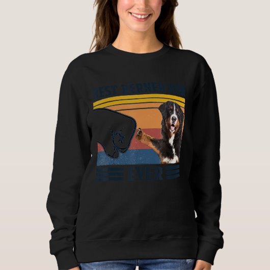 Beste Berner Berg Hond Mam Ooit Hond Moeder Trui (Voorkant)