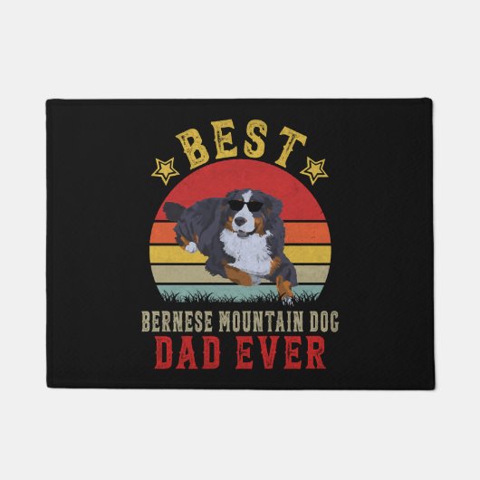 Beste Berner Berg Hond Papa Deurmat (Voorkant)