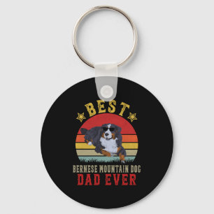 Beste Berner Berg Hond Papa Sleutelhanger