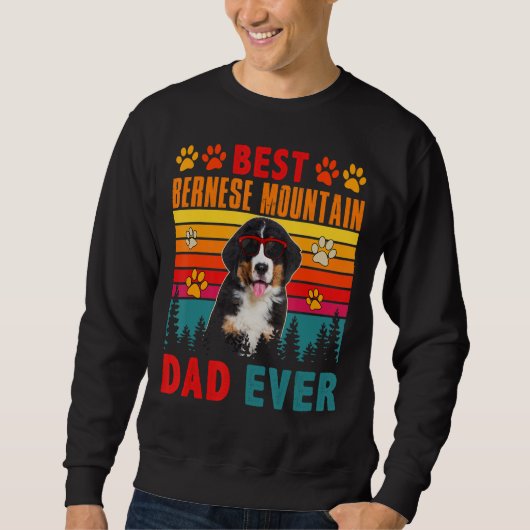  beste Bernese Mountain Dad Ever Cute Dog Su Trui (Voorkant)
