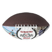 Beste beste vader ter wereld met foto's american football (Voorkant)