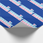 BESTE BESTEN met schattig hart BFF beste vrienden Cadeaupapier (Hoek)