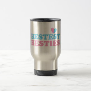 BESTE BESTEN met schattig hart BFF beste vrienden Reisbeker