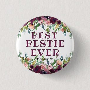 Beste Bestie Ever bff citeert unieke vriendschapsg Ronde Button 3,2 Cm