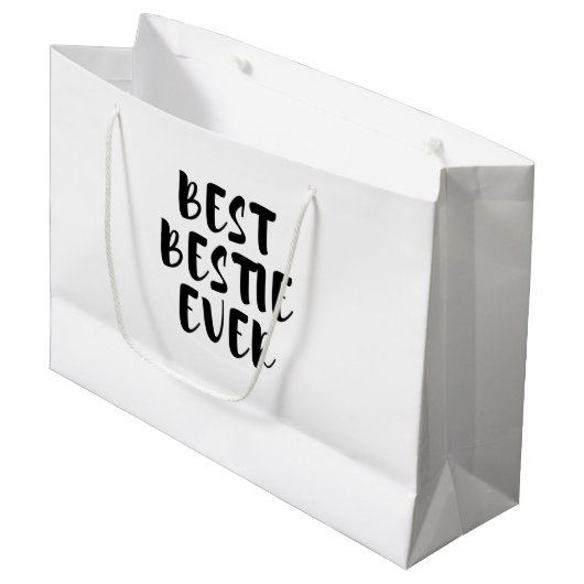 Beste bestie groot cadeauzakje (Voorkant Gekanteld)