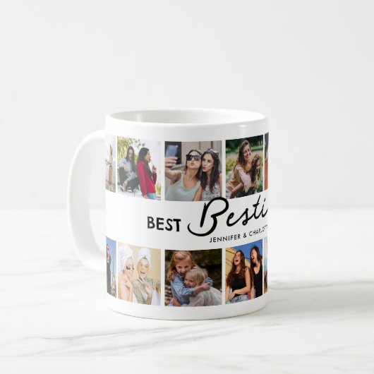 Beste Bestie Ooit Keepsake Vriend Koffiemok (Voorkant links)