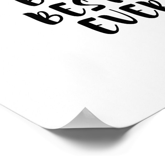 Beste bestie poster (Hoek)