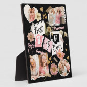 Beste BFF Ooit Leuke Scrapbook Vrienden Foto Colla Fotoplaat (Zijkant)