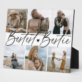 'Beste BFF' Vrienden Herinnering Foto Collage Fotoplaat (Zijkant)