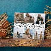 'Beste BFF' Vrienden Herinnering Foto Collage Fotoplaat (Zijkant)