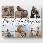 'Beste BFF' Vrienden Herinneringsfoto Collage Fotoplaat (Voorkant)