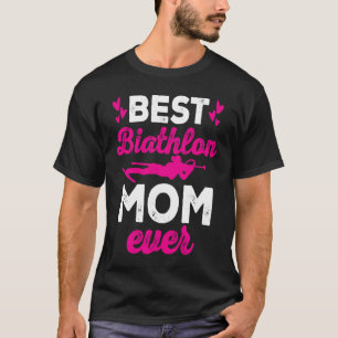 Beste Biathlon mam ooit Biatlete moederdag T-shirt