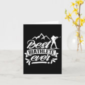 Beste Biatleet Ooit Sport Biatlons Biatlon 1  Kaart (Gele Bloem)