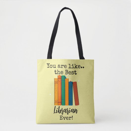 Beste Bibliothecaris Ooit Cadeau Tote Bag (Voorkant)