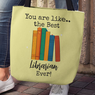 Beste bibliothecaris ooit cadeau tote bag