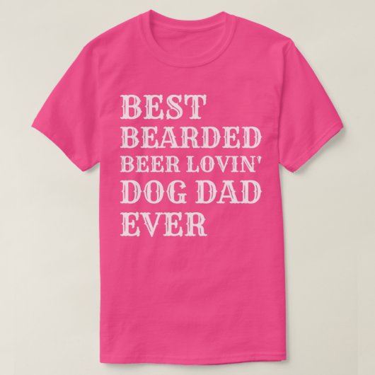 Beste bier die vader ooit heeft geleefd t-shirt (Design voorkant)