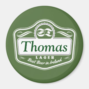Beste bier gepersonaliseerde magneet