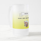 Beste Bier Sommelier Geel Wit Verlopen & Foto Matglas Bierpul (Voorkant links)