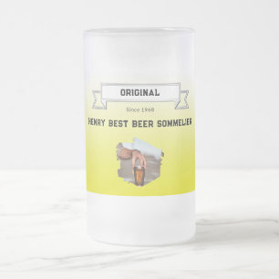 Beste Bier Sommelier Geel Wit Verlopen & Foto Matglas Bierpul