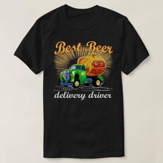 Beste Bierbezorger T-shirt (Design voorkant)