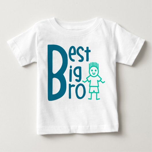 Beste Big Bro Baby T-shirt (Voorkant)