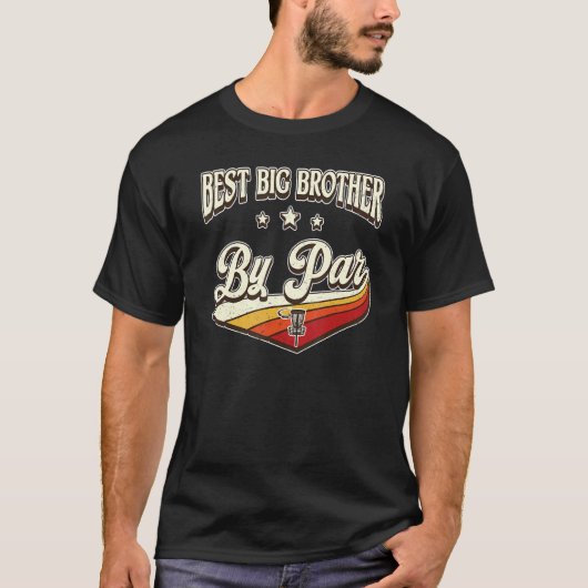 Beste Big Brother door verreweg Mannen  Retro Deco T-shirt (Voorkant)