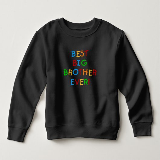 Beste Big Brother Ever Kinder Shirts (Voorkant)