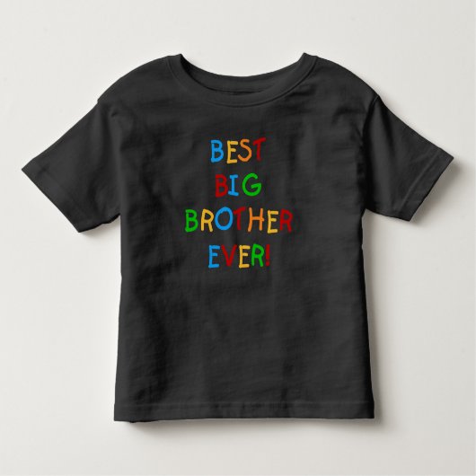 Beste Big Brother Ever Kinder Shirts (Voorkant)