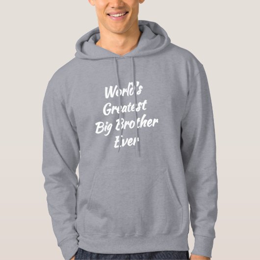 Beste Big Brother Ooit (Bro Cadeau) Hoodie (Voorkant)