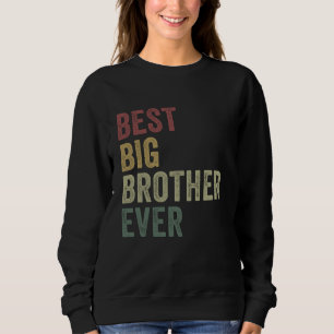 Beste Big Brother Ooit Grappige Vintage Oudere Bro Trui