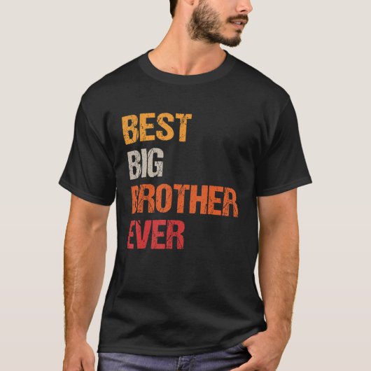 Beste Big Brother ooit Verwant  Verstoord B T-shirt (Voorkant)