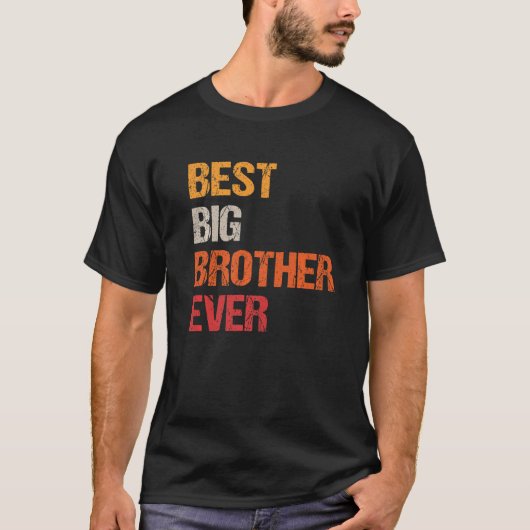 Beste Big Brother ooit Verwant  Verstoord B T-shirt (Voorkant)