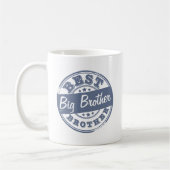 Beste Big Brother - rubberzegeleffect - Koffiemok (Links)