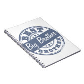 Beste Big Brother - rubberzegeleffect - Notitieboek (Rechterzijde)