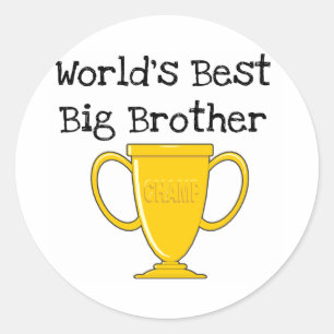 Beste Big Brother van Champion World Ronde Sticker