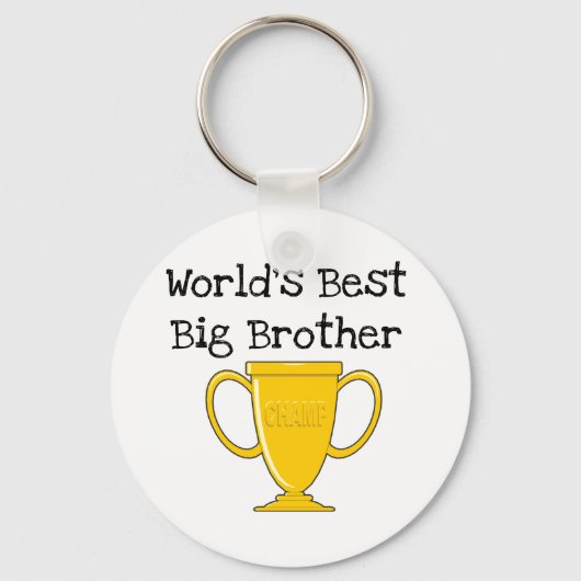 Beste Big Brother van Champion World Sleutelhanger (Voorkant)