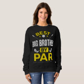 Beste Big Brother van Par Golf Big Brother Gift Trui (Voorkant volledig)