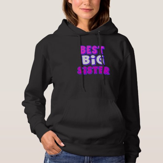 Beste Big Sister Hoodie (Voorkant)