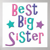 Beste Big Sister Poster (Voorkant)